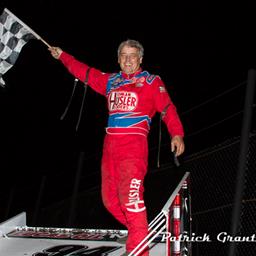 Swindell Hustles the Highbanks for Lucas Oil ASCS Score.