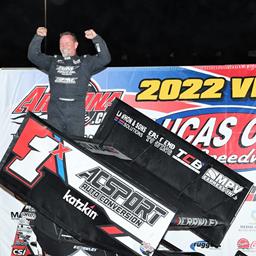 Tim Crawley Takes Lucas Oil ASCS Hockett/McMillin Memorial Opener!