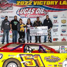 Ferris wires Late Model field to capture Lucas Oil Speedway&#39;s Weekly Racing Series Spring Opener