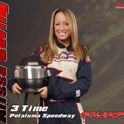 Goal accomplished; Alissa Geving takes third Petaluma Speedway title