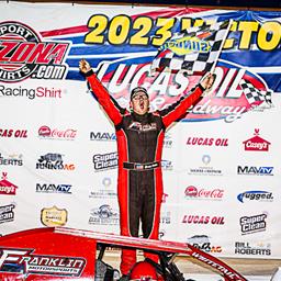 Franklin scores first Lucas Oil Speedway feature win in B-Mod headliner as Dimmitt, Wells, Hughes also triumph