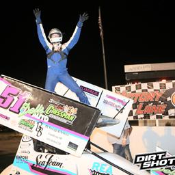 Spielman, Amdahl take I-90 Speedway sprint car wins