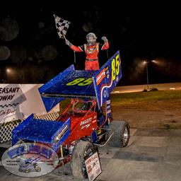 Daggett Wins Inaugural Race at Mt Pleasant Speedway