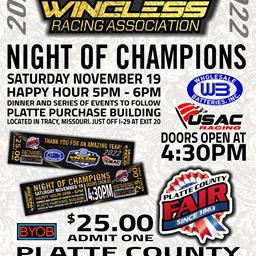 MWRA Night of Champions - End of Season Banquet