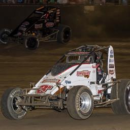 Cummins Cracks Win Column; Captures First USAC Sprint Victory By a Foot Over Ballou at Kokomo