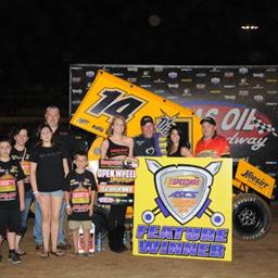 Martin Marches to Warrior Win at Lucas Oil Speedway!