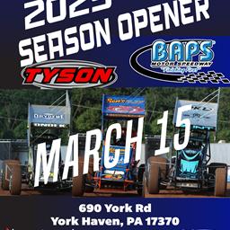 BAPS Motor Speedway Announces March 2025 Event Dates and Welcomes Back Tyson Fence Company