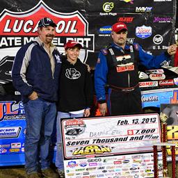 Erb Wins Rain-Shortened Night 3 of DART Winternationals