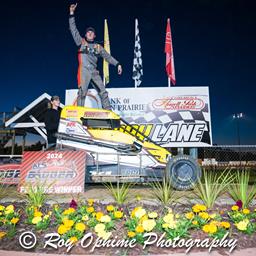 Rookie Wackerlin Takes First Badger Midget Series Win in Angell Park Go