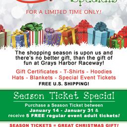 HOLIDAY SPECIALS!