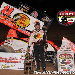 Smoke Screen in Vegas – Tony Stewart Takes ASCS Prelim Win!