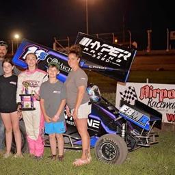 Ernst, Friesen, and Weger Win Friday Makeup Event Before Rain Washes Out Saturday Nights Program!