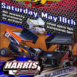 TriboDyn Lubricants Carolina Sprint Tour Invading Harris Speedway This Saturday