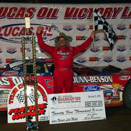 Pearson Pads Lucas Oil Late Model Dirt Series Points Lead With Biggest Career Win in 38th Annual &quot;Hillbilly 100&quot;