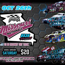 Missouri IMCA Nationals Oct. 25-26 at US 36 Raceway
