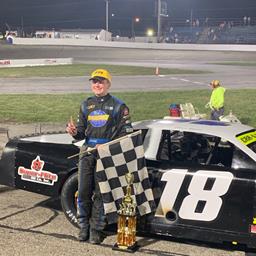 Burda Picks up Sixth Victory and the Inaugural Victory Custom Trailers CRA Junior Late Model Championship