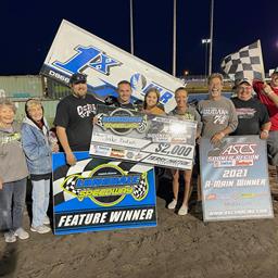 Jake Bubak Takes ASCS Sooner Victory At Longdale Speedway