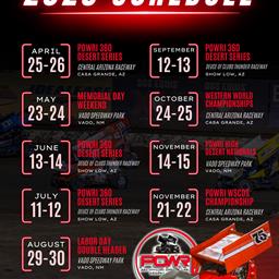 POWRi Desert Wing Sprints to Enjoy Eighteen Events in 2025
