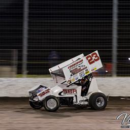 Bergman Rallies for Runner-Up Result During ASCS National Speedweek Opener