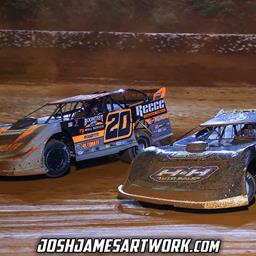 Tri-County Racetrack (Brasstown, NC) – Castrol FloRacing Night in America – Tar Heel 53 – October 12th, 2023. (Josh James Artwork)