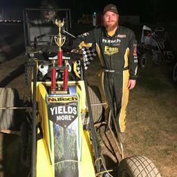 BAUGH WINS FROM THE TAIL IN SPOON RIVER IMRA STOP!
