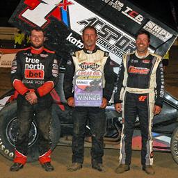 Tim Crawley Tops Tuesday&#39;s Lucas Oil ASCS Stop At Tulsa Speedway