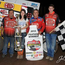 Jeff Swindell Hangs on for Lucas Oil ASCS Score at Salina Speedway
