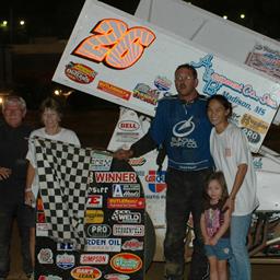 Marshall Skinner visits O&#39;Reilly USCS victory lane at Clayhill Motorsports