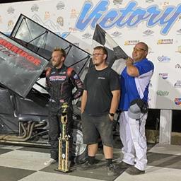 Seth Bergman Victorious With ASCS Frontier At Big Sky Speedway
