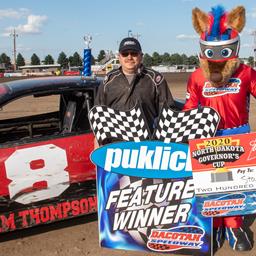 THOMPSON GOES FROM LAST TO FIRST