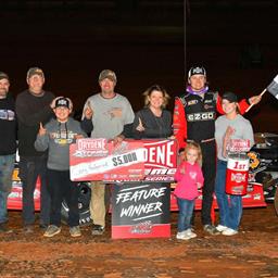 Late charge nets Hedgecock $5,000 at I-75 Raceway