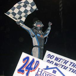 Sams Dominates GLSS Inaugural Visit to Wayne County Speedway