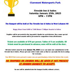 Claremont Motorsports Park to Host Banquet of Champions on January 25th