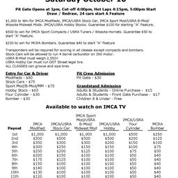 Hub City Rumble - Murray County Speedway - October 10