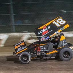 Ian Madsen Picks Up World of Outlaws Top-10 in Salina, OK