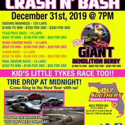 New Years Eve Demo Derby &amp; More at 4-17 Southern Speedway