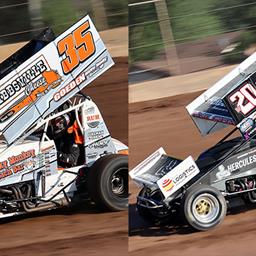 Schmidt soars to sixth 2023 PDTR 360 Sprint Car triumph