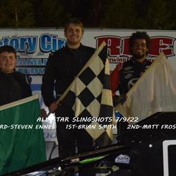 7/9/22 All Star Slingshots Results