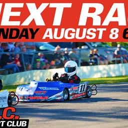 Next Race: Monday, August 8