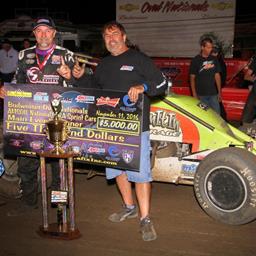 DARLAND TAKES THE ROAD LESS TRAVELED TO WIN NIGHT TWO OF THE OVAL NATIONALS