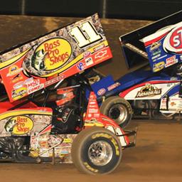 Steve Kinser and Donny Schatz