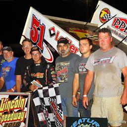 FREDDIE RAHMER PICKS UP THIRD 410 SPRINT FEATURE WIN OF THE SEASON AT LINCOLN