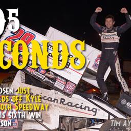 Madsen Wins at Antioch in Closest Outlaws Finish Ever