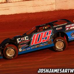 411 Motor Speedway (Seymour, TN) – Castrol FloRacing Night in America – October 11th, 2022. (Josh James Artwork)