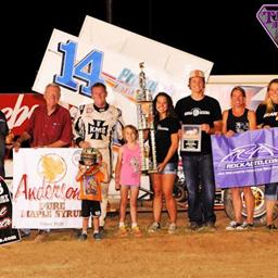 Brooke Tatnell Tops UMSS Portion of Kouba Memorial At Princeton Speedway