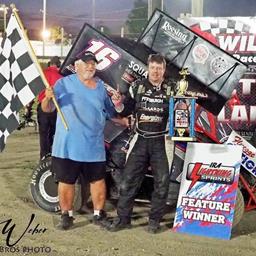 Neau wins 2nd feature of season, claims Wilmot opener in front of record crowd