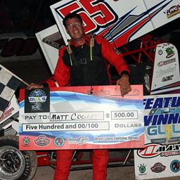 MATT COGLEY LEAVES VICTORIOUS FROM TRI-CITY MOTOR SPEEDWAY