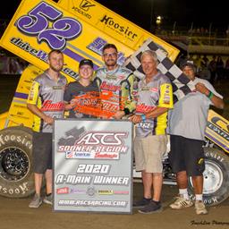 Blake Hahn Dominates ASCS Sooner Region At Humboldt Speedway