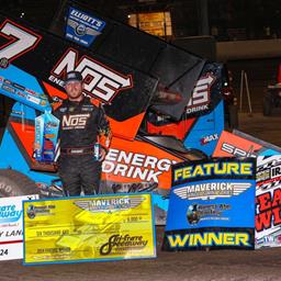 COURTNEY WINS BACK TO BACK FINAL FEATURES AT MAVERICK MAYHEM