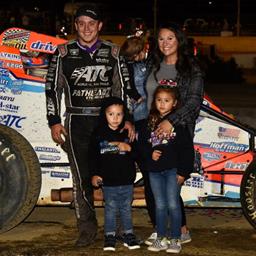 USAC Sprint champ Bacon handed season finale win after Courtney DQ